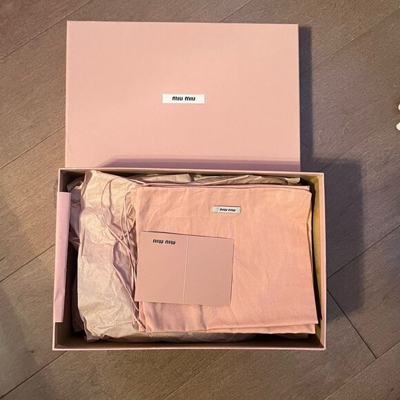 Miu Miu Camoscio Open Toe Heel - Picture 5 of 6